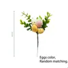 Kwiaty dekoracyjne gałąź jaja wielkanocne kolorowy malarstwo pianka kwiat fałszywy roślina DIY Dekoracja ślubna festiwal domowy wazon wystrój wazonu