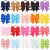 Bow Flower Elastic Hairbands Children Swallowtail Butterfly Rubber Band Candy Color Girls Hair Ties