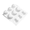 Moulds 15 Cavity Heart Chocolate Silicone Mold Valentine's Day Love Cake Decor Candy Jelly Baking Set Soap Candle Mould Ice Tray Gift