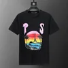 Mens T Shirt Designer Shirt Men Tshirt Man Black Tee Womens Clothers Massion رسالة طاقم بسيطة طباعة أكمام قصيرة للرجال والنساء Cot