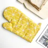 New Kitchen Potholders Pad and Stove Oven Gloves Set Mitts Heat Resistant Thermal Anti-heat Take Hot Pot Cooking Baking Gloves