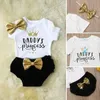ROMPERS 3 niedliche Neugeborene -Baby -Kleidung Top -Anzug Shorts Setl24f