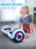 Smart Electric Self Balance Scooter volwassen en kinderen Dubbel tweewielige zelfnivellering Driving Hoverboard 240422