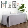 Tableaux de nappe en nappes rectangulaires en satin linge de coloration polyester lavable résistante