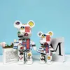 Transformation Toys Robots Childrens Cartoon de brinquedo Mini Violent Bear Brick Modelo com Bloco de construção leve Diy Mini Brick Christmas Giftl2404