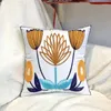 Cuscino pastorale tela asciugamano ricamato coperchio di cuscino per casa divano soggiorno decorativo