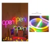 Новички светодиодные магазин Open Neon Sign Light USB Busines Знаки рекламы Light Shopping Neon Business Store Billboard для баров кофе