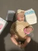Muñecas de 19 pulgadas Levi Reborn Baby Doll ya pintada Terminado para dormir Tamaño del bebé del recién nacido Venas de piel visible