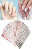 12 Decalques de marca d'água Sheetsset Decas de unha Decorações de arte Manicure Dicas de unhas Decals1045390