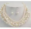 Köp pärlsmycken fin naturlonger 100quot 4to 10mm South Sea Perfect Round White Pearl Necklace Earring6395087