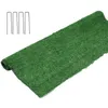 Dekoratif çiçekler yüksek yoğunluklu yapay çim halı sahte yosun anti -slip yeşil çim mat doğal sahte halı rulo