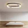 Plafondlampen slaapkamer licht luxe designer model eenvoudige moderne cirkel en creatieve gepersonaliseerde gids acryl kamer