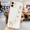 Case di telefonia cellulare RedMia1 A2Plus Luxury Gold Plaked Love Braceled Chain