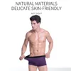 Underpants 4 pezzi/lotto Fibra modale Pure Pure Elasticità Mesh Boxer maschi Shorts flessibili traspiranti Brand Cuecas