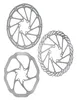 Qualität MTB Straßenscheibenbremse Cyclocross -Fahrradbremsscheibe 6 Bolzen mit mittlerer Linie 160 mm 180 mm Radscheibe mit HS1 G3 Schrauben3174550