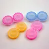 Contacts Lens Accessoires 20pcs / lot Candy Colorful Contact Lens Case Travel Small Cute Eyewear Holder Container For Contact Lens Box Women D240426