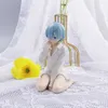 Anime manga re zero kara hajimeru isekai seikatsu y-shirt ver.rem ginocchio ram d'azione modello tyyl2404