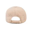Softball fs 2024 Zielona pluszowa marka baseballowe czapki dla mężczyzn zimowe na świeżym powietrzu ciepłe jagnięce wełniane kobiety kapelusze streetwear hop cap bones Masculinos
