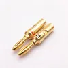 2024 Budweiser Fine Copper Cross Banana Plug with Gold-Plated Welding-Free Connection for Superior Audio Quality and Durability