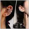 スタッドイヤリング2 PCS Ear Crawler Snake Jewellery Pearl Rings女性トレンディジュエリー