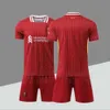 Soccer Jerseys Mens Tracksuits 2425 Liwu p Home Kits No. 11 Salah No. 4 Van Dyck Adult and Childrens Universal Football Kit