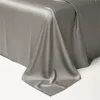 Livestete Summer Dark Grey 100 Silk Bedding Set Queen Kinig Däcke Cover Pudowcase Bed Sheet For Sleep Gift 240420