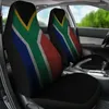 カーシートカバーインスタンタート南アフリカフラグ印刷ユニバーサルフロントヘビーデューティスリップ耐性自動車シートプロテクターギフト