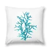 Cuscino aquamarine corallo throw Natale per il set di divani a quadri domestici