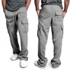 Men's Pants Mens Overalls casual sports pants are breathable soft winter fitness exercise running training Trousers black white and grayL2403