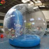 4m dia (13.2ft) with blower Free Air Ship Outdoor Activities Lighting Transparent Inflatable Snow Globe Christmas Bubble Room for Sale