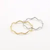 Cluster anneaux minimalistes vagues de mer légères luxe élégant couple de mode pour femmes bijoux mariage fine cadeaux en gros en gros