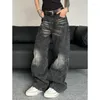 Frauen Jeans Y2K Baggy Harajuku 2000er Jahre Trashy ästhetische ästhetische Denimhose Streetwear Oversize Jean Hosen Vintage Kleidung