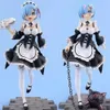 Anime Manga Animated characters facial and body patterns can replace 23cm Rem action pictures childrens model doll toysL2404