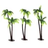 Decorative Flowers Terrarium Coconut Tree Decor Accessories Moss Decoration Mini Fogger