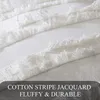 Cuscino 45x45 cm Boho White Throw Cover Linen Cotton Linen per divano domestico Divano soggiorno Decorazione della camera da letto