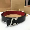 Luxury Designer Belt New Red Shiny Bottoms For Men Women Clothings Accessories Belts Big Buckle High Quality 3A+ Genuine Leather Width 3.5CM Waistbands With Box 9L23
