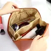 Bolsas de cosméticos Pacote de maquiagem portátil Pacote leve Luxo PU Soft Storage Storage Bag de grande capacidade para mulheres femininas