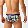 Costume sexy floral bikini maillots de bain hommes nageurs de natation briefs homme maillot de bain natation tronc basse taille petite taille jeune garçon baignoire combinaison plagewear