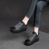 Casual schoenen vrouw mocassin met rits 4 cm suede veer natuurlijke echt lederen loafer etnische dikke enkel laarzen plat herfst