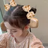 Haarzubehör Oaoleer 2pcs/Set Gold Ribbon Bögen Clip für Kinder Mädchen Massive Bogenketten Haarnadel Barrettes Korea Kopfbedeckung Baby
