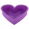 Moldes Silikolove Heart Silicone Bolo Bolo Big Bakeware Bolo