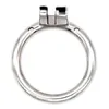 Nxy cockrings en acier inoxydable rond arc accessoire accessoire de chasteté masculine accessoire coq