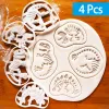 Stampi per cutter 3D per biscotti per dinosauro stampo biscotto in gola da zucchero stamping dessert cottura in plastica per cassette cucina accessori cucina strumenti