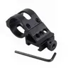 Utomhus 45 DEGRESS 25 mm Tactical Offset Ring Rifle Ficklight Torch Laser Mount Rail 20mm Weaver Hunt Accessories