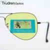 Óculos de sol Trudren Unisex Aviação Photochromic Polarized Sunglasses Adequado para Drivers Visão Noturna Anti -Glare Os óculos leves RB3025XW