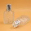 HOT 2019 30 ml 50 ml Parfüm leerer Flasche Clear Glass Travel Spray Flaschen mit goldenen Silberdeckel in Stocks LL