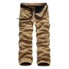 HOHIGH KWALITEIT Herenjeans Camouflage jachtbroek Multi-Pocket Mens Army Pants zonder riem 240423