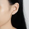 Boucles d'oreilles sier S925 boucles d'oreilles de mosonite oreilles boucles d'oreilles femelles qualité de précision papillon