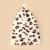 Dog Apparel Leopard Print Hat Fashionable Pattern Winter Soft Comfortable Pet Supplies For Dogs Cats Puppies Warm