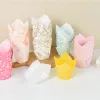 Moulds 50Pcs Newspaper Style Cupcake Liner Baking Cup Muffin Wrapper Wedding Birthday Party Caissettes Tulip Muffin Cupcake Paper Cups